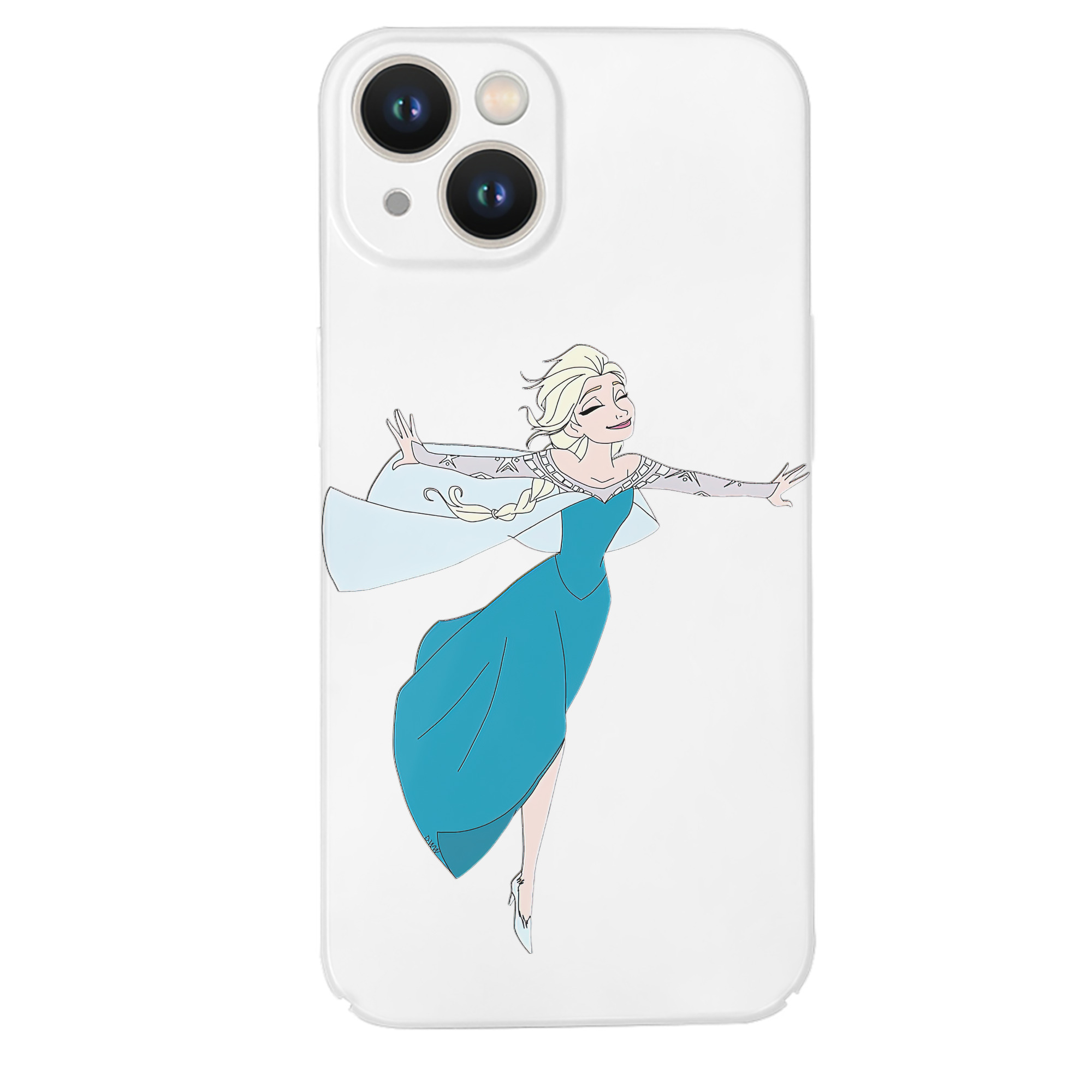 （画像用） アナと雪の女王 アンナ エルサ Frozen Anna Elsa 【iPhone 14シリーズ対応】ハードケース
